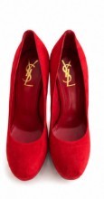 Yves Saint Laurent Tribtoo 105 Suede Pumps Size 40.5/US 10-10.5|626