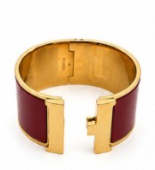 Hermes Clic H Bracelet Red and Gold|621