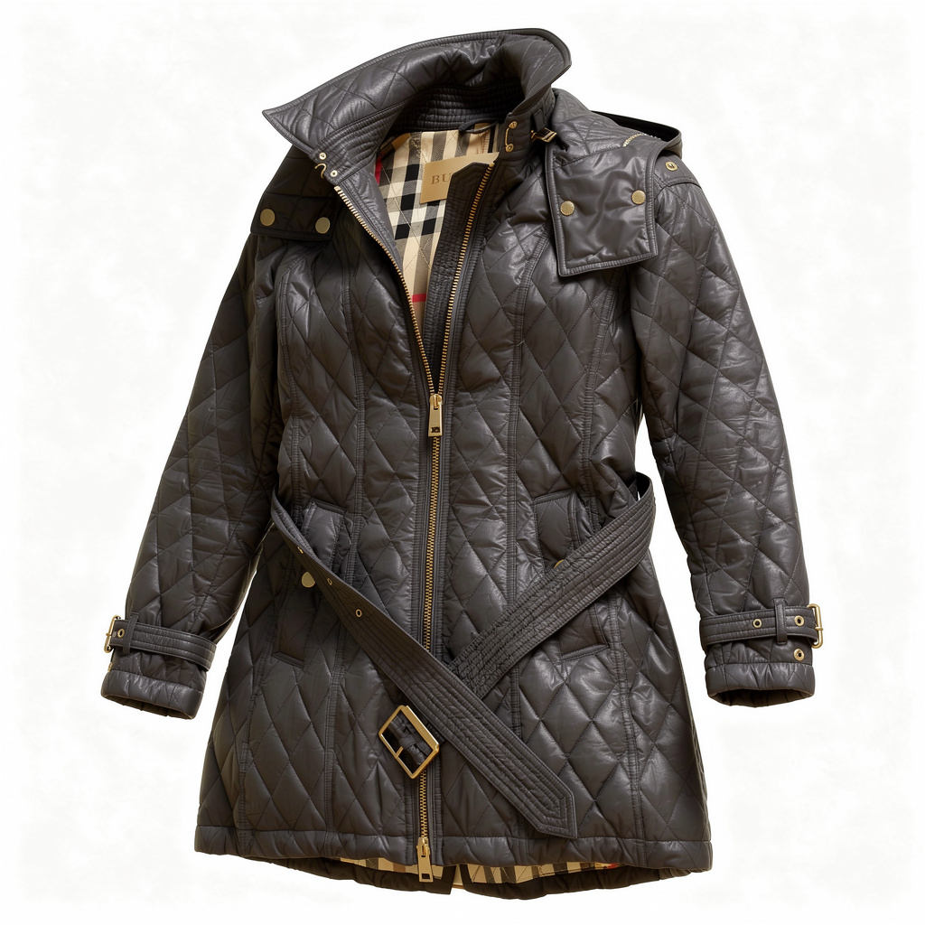 Burberry Quilted Jacket Size Small