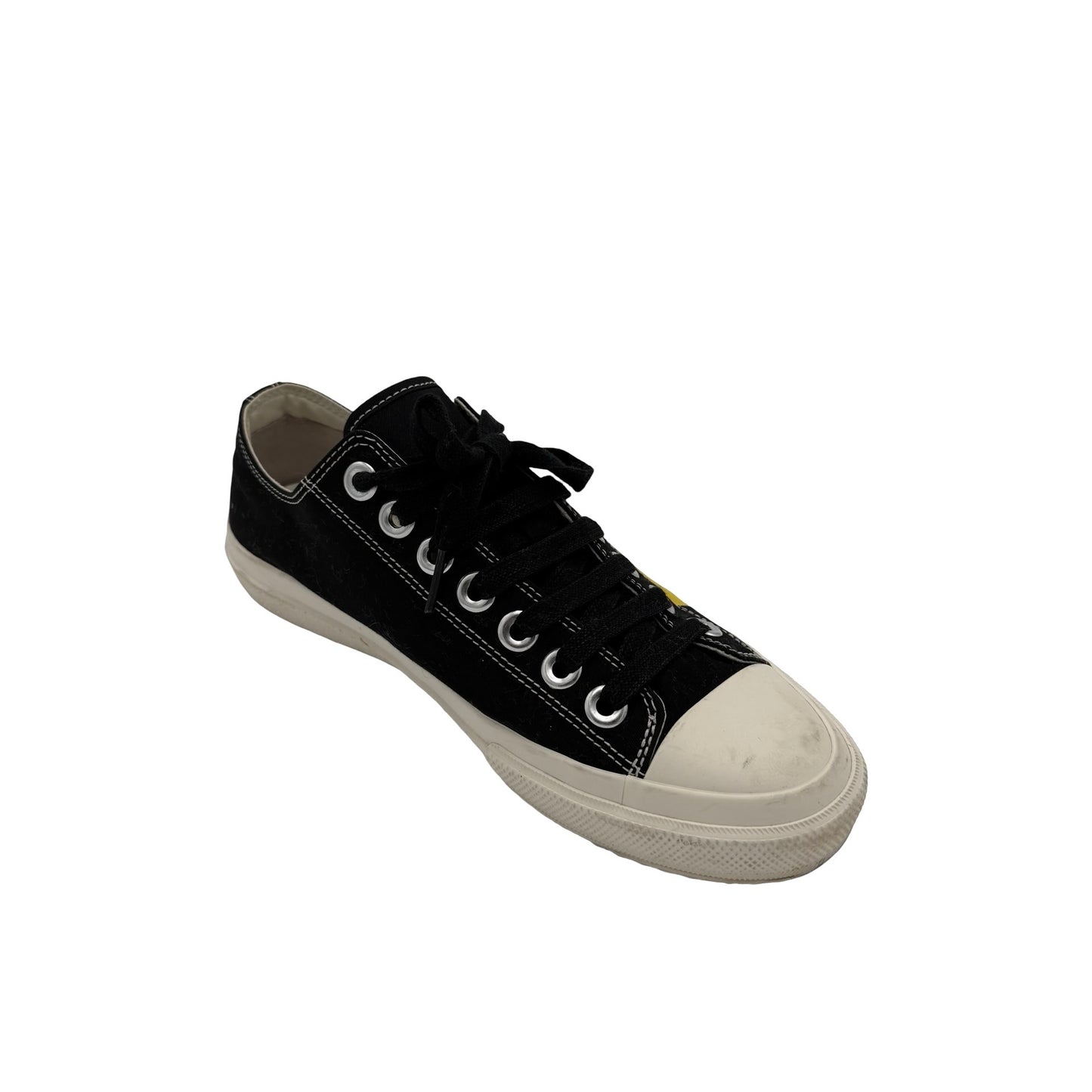 Burberry Logo Print Low Top Canvas Sneakers Size 37 1/2