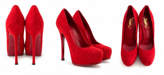 Yves Saint Laurent Tribtoo 105 Suede Pumps Size 40.5/US 10-10.5|623