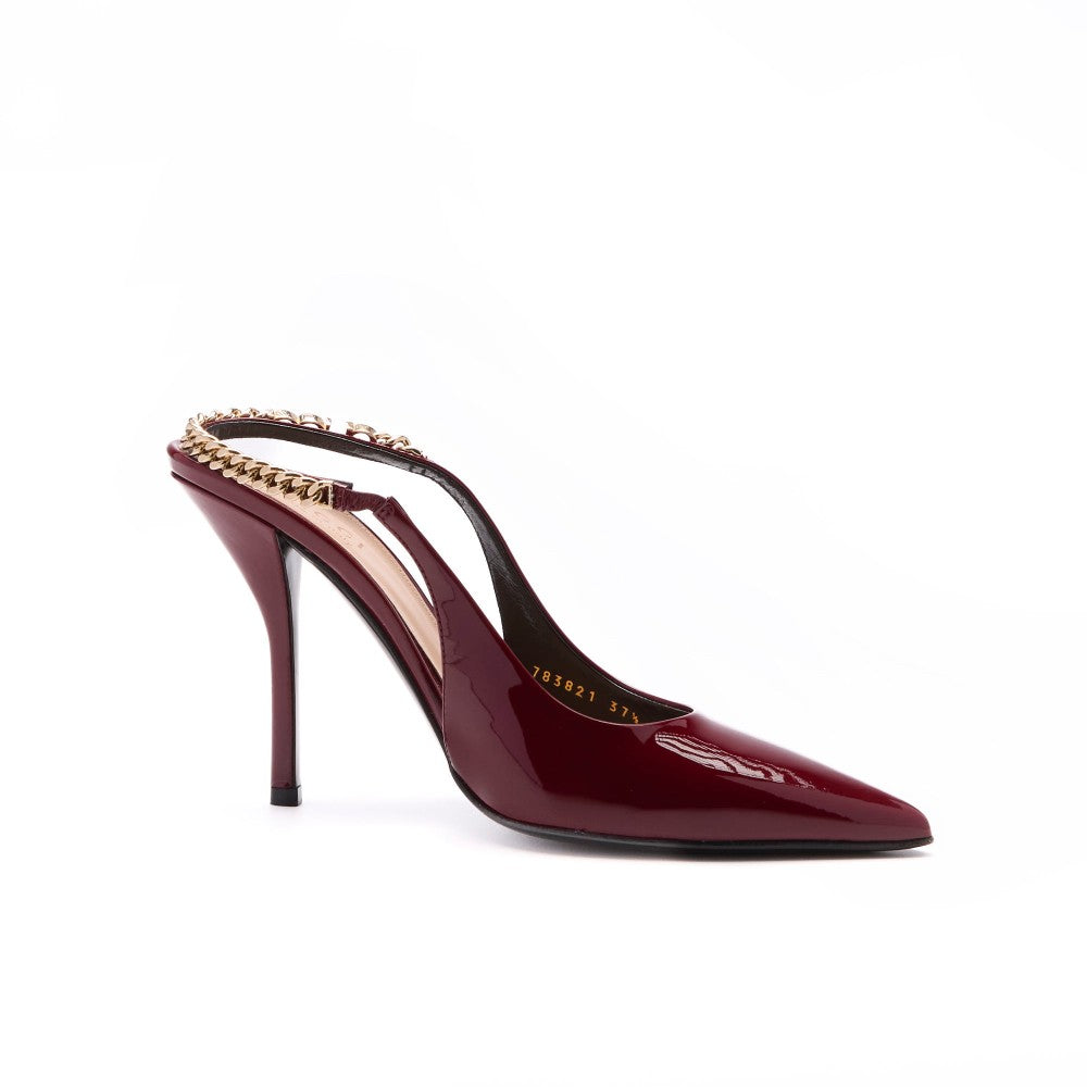 Gucci Signora Slingback Pumps Size 37 1/2 NEW|102