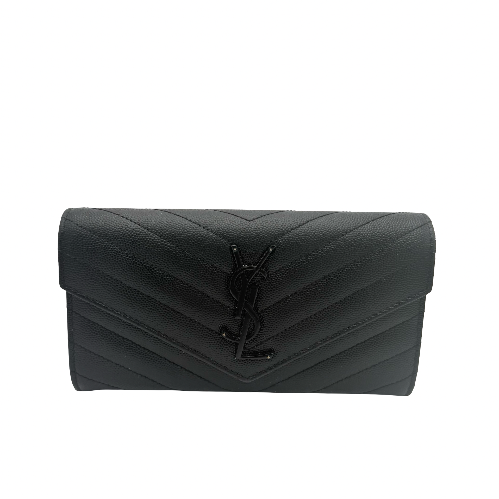 Saint Laurent Cassandre Matelasse Flap Wallet|443