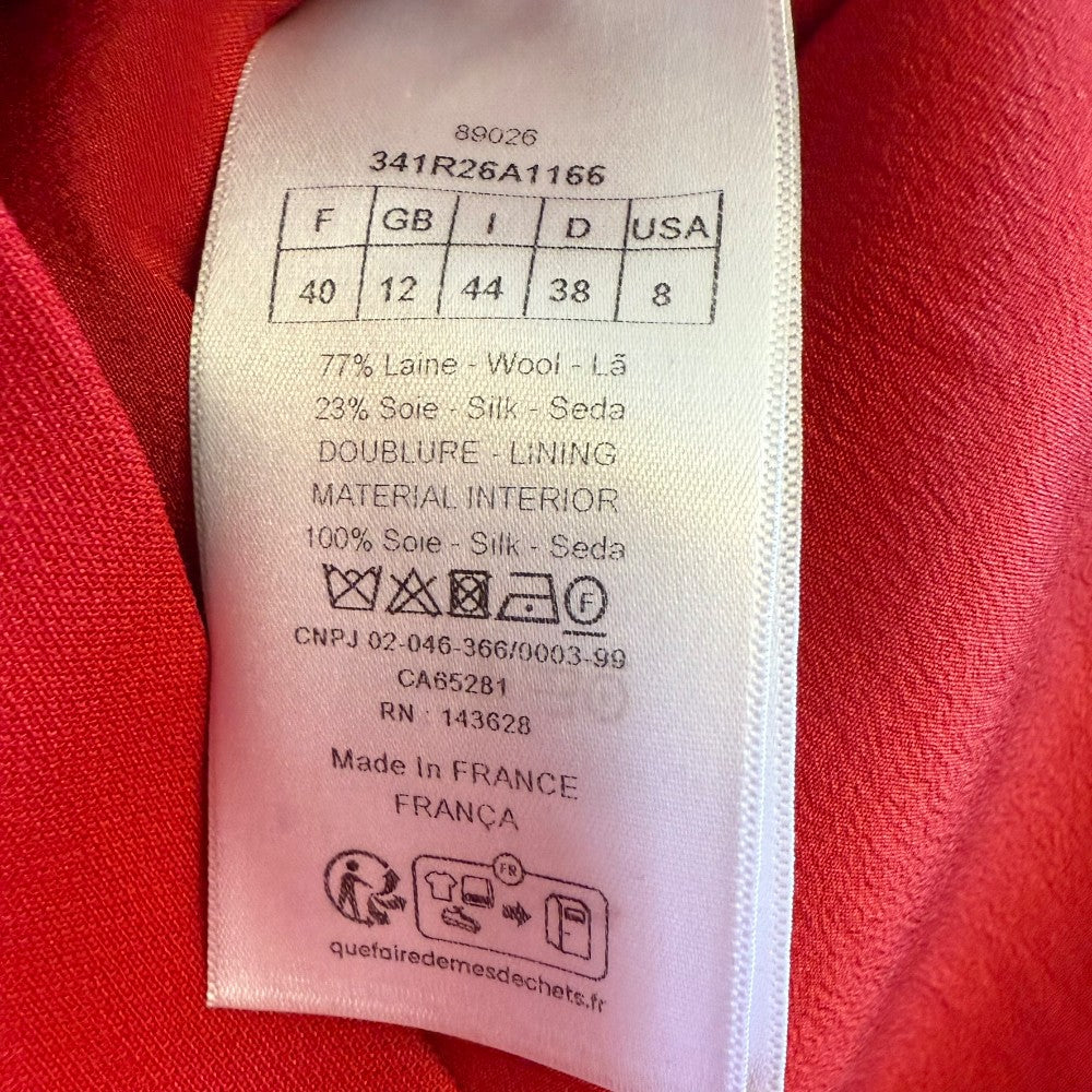 Christian Dior Red Shift Dress Size 40 / US 8|152