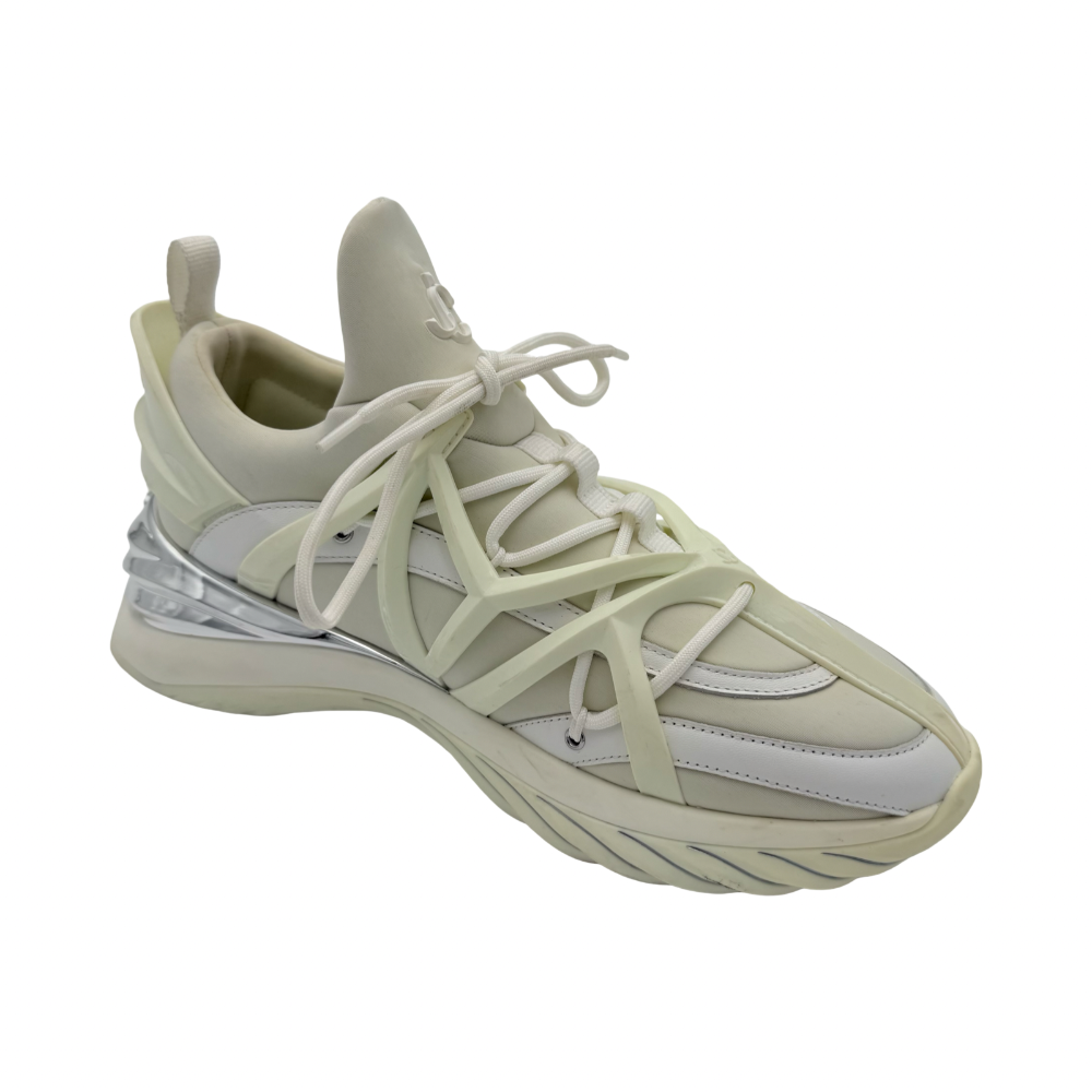 Jimmy Choo Cosmos Low Top Sneakers Size 38 1/2|269