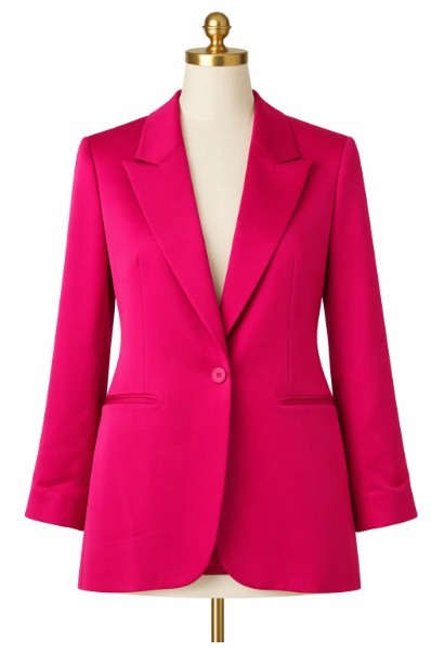 Alice and Olivia Rasberry, Wild Pink Denny Long Blazer Size US8|561