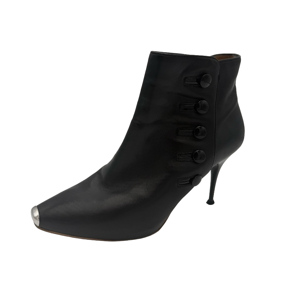 Alexander McQueen Ankle Stiletto Boots Size 39|454