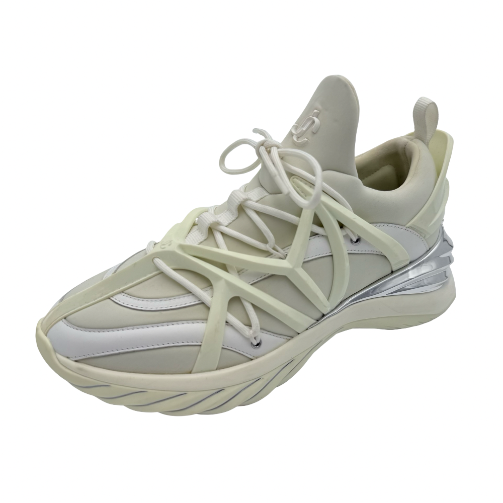 Jimmy Choo Cosmos Low Top Sneakers Size 38 1/2|270