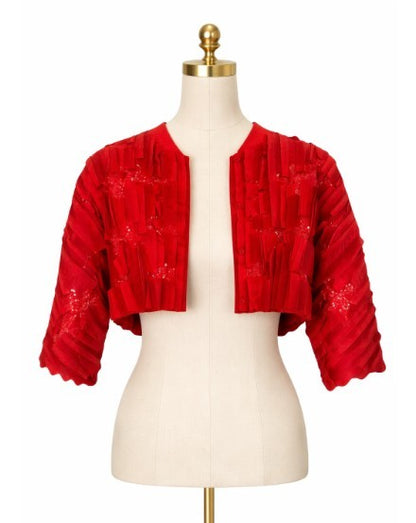 Brunello Cucinelli Red Bolero jacket Size USM|552