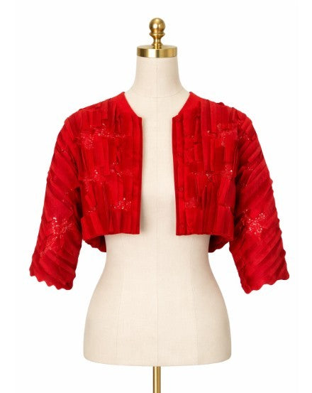 Brunello Cucinelli Red Bolero jacket Size USM|552