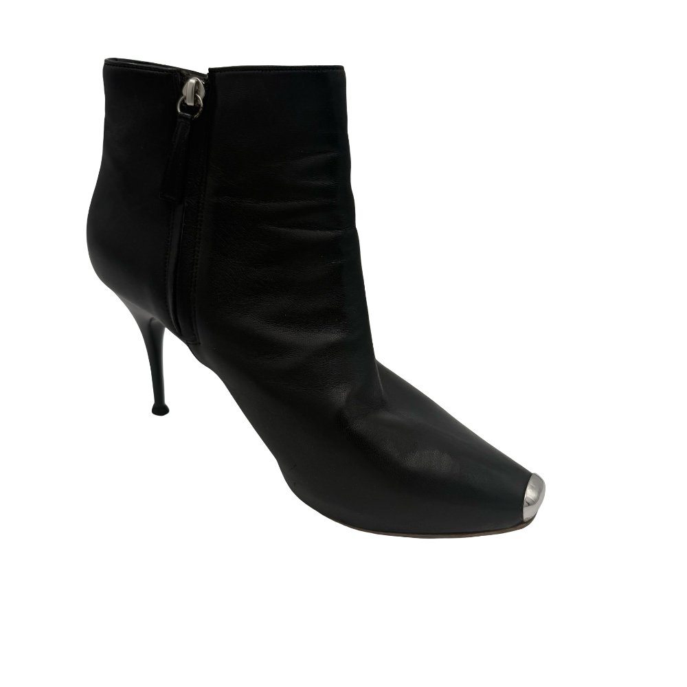 Alexander McQueen Ankle Stiletto Boots Size 39|453