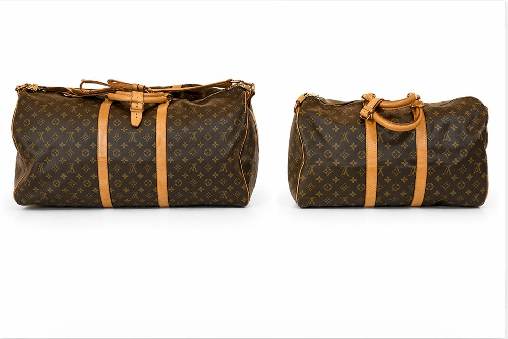 Louis Vuitton Brown Monogram Keepall Travel Bag 45|612