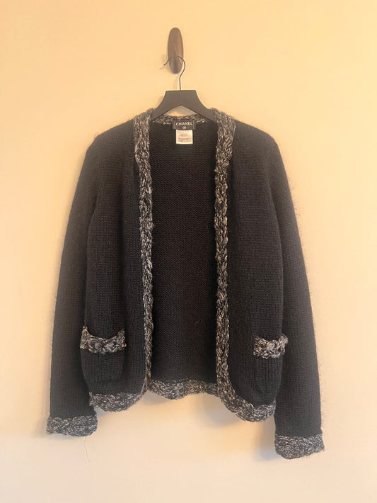 CHANEL KNIT CARDIGAN JACKET SIZE 40|174