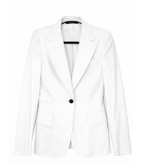 Gucci white/Cream Tailored Blazer - Size 6/ IT 42|525