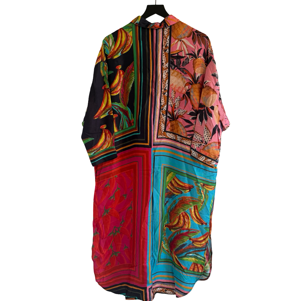 Farm Rio Buttoned Dress Size Large|471