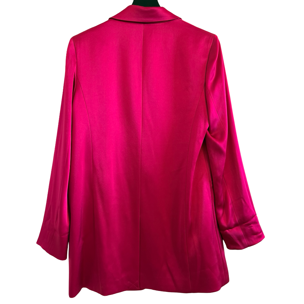 Alice and Olivia Rasberry, Wild Pink Denny Long Blazer Size US8|322