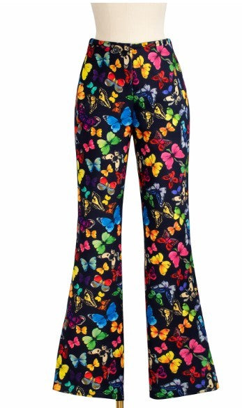 Alice and Olivia Willa Butterfly Print Blazer US12 and Pants US8|563