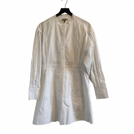 Burberry Mock Neck Mini Dress Size 14 New|476