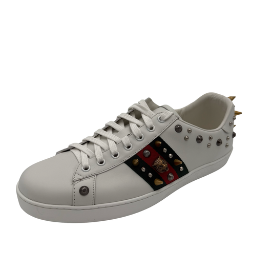 Gucci Ace Punk Studs Low Top Sneakers 39 1/2