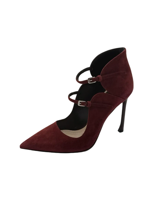 Christian Dior Burgundy Suede Pumps Size 36