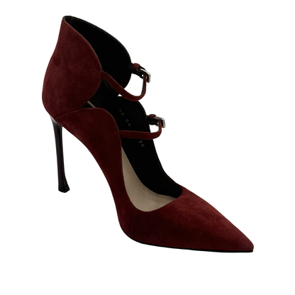 Christian Dior Burgundy Suede Pumps Size 36