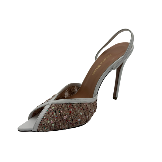 Andrea Wazen High Heeled Pointed Toe Shoes Size 37