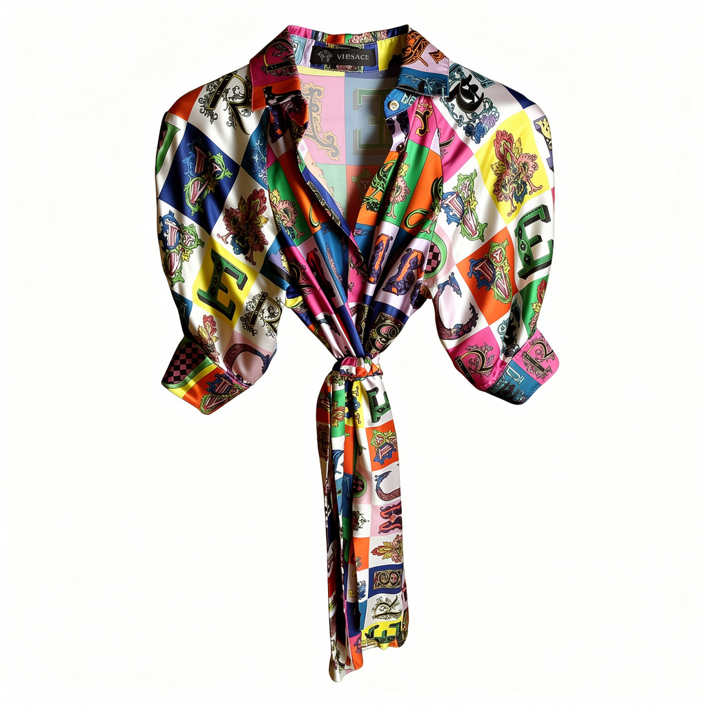 VERSACE BUTTON UP DRESS 40