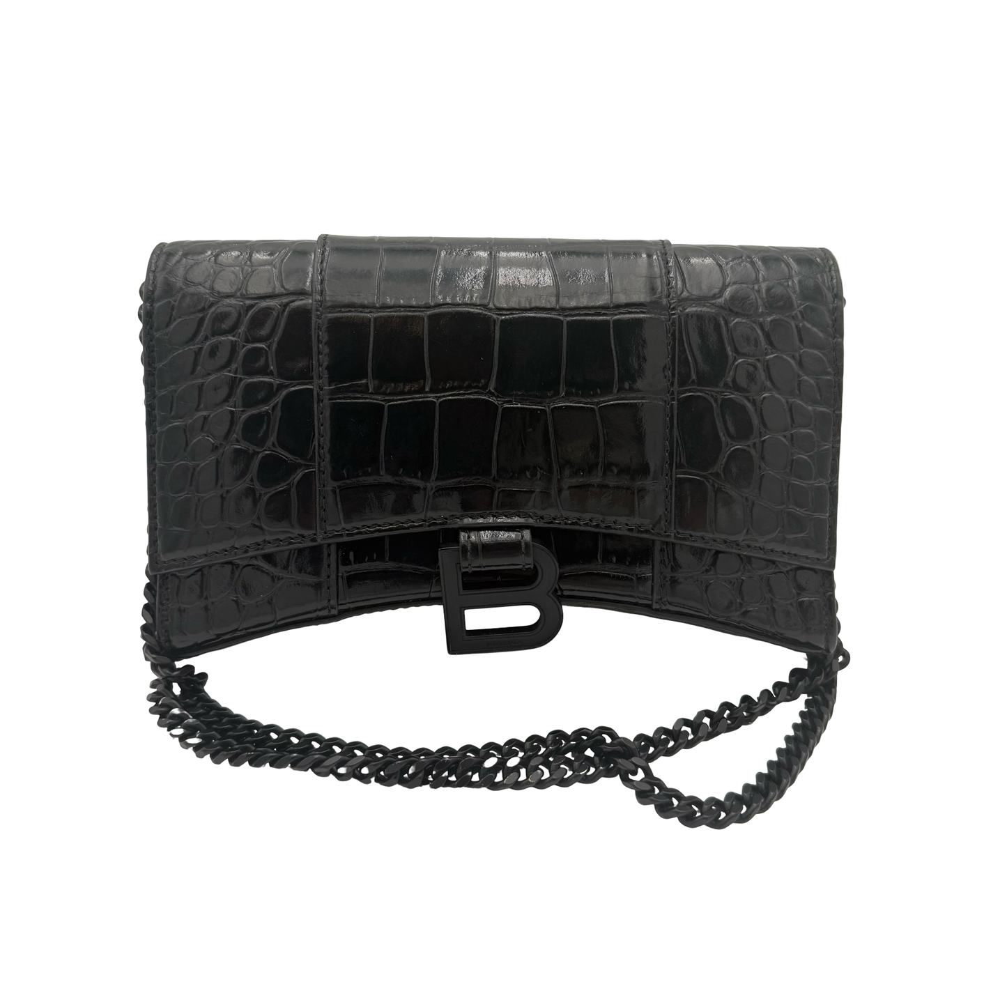 Balenciaga Hourglass Wallet On Chain