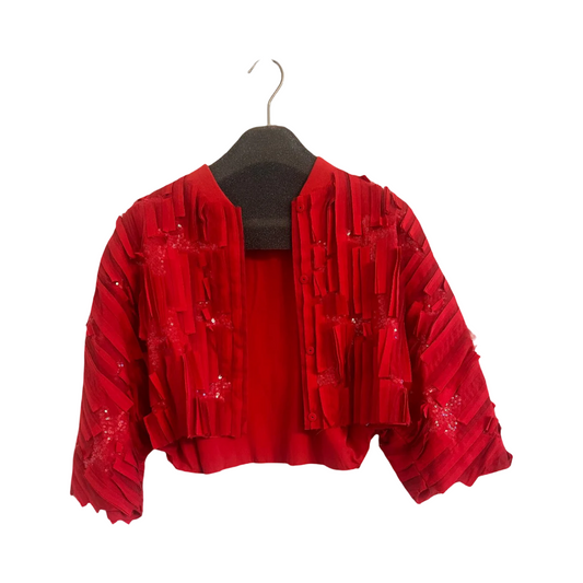 BRUNELLO CUCINELLI CROPPED JACKET SIZE M