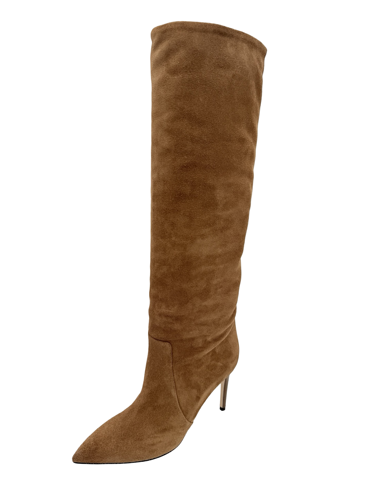 Paris Texas Brown Caramel Anja Suede Boots Size 38