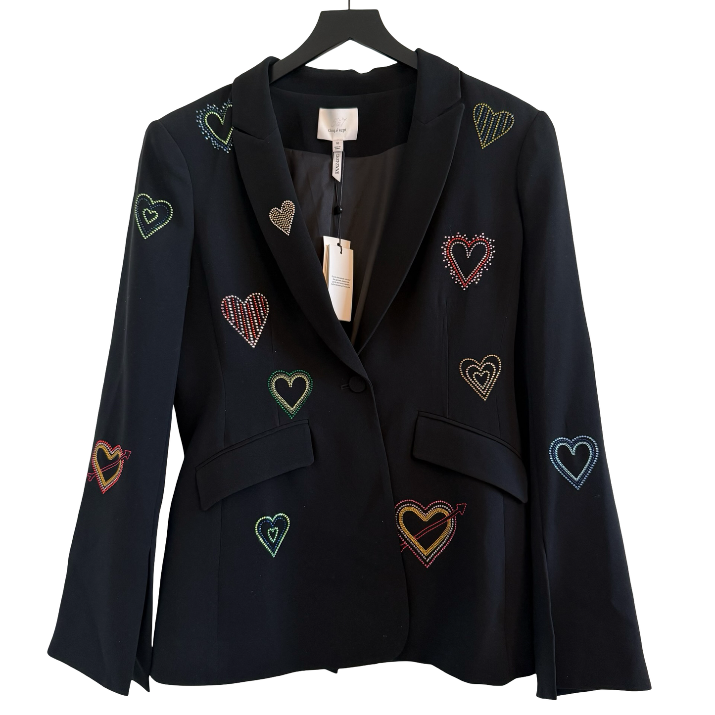 Cinq a Sept Heart Cheyenne Blazer Size 10 New