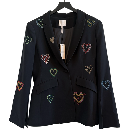Cinq a Sept Heart Cheyenne Blazer Size 10 New