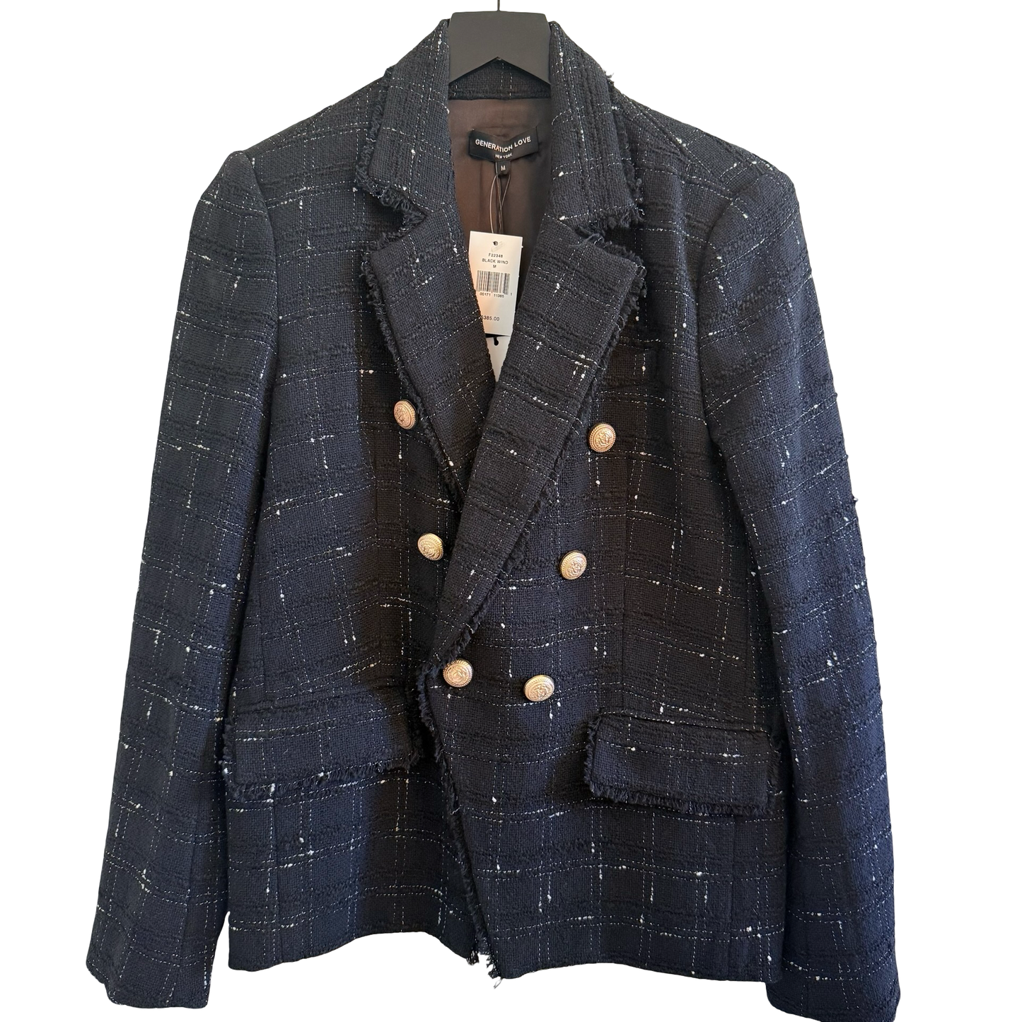 Generation Love Eliza Tweed Blazer Size Medium New