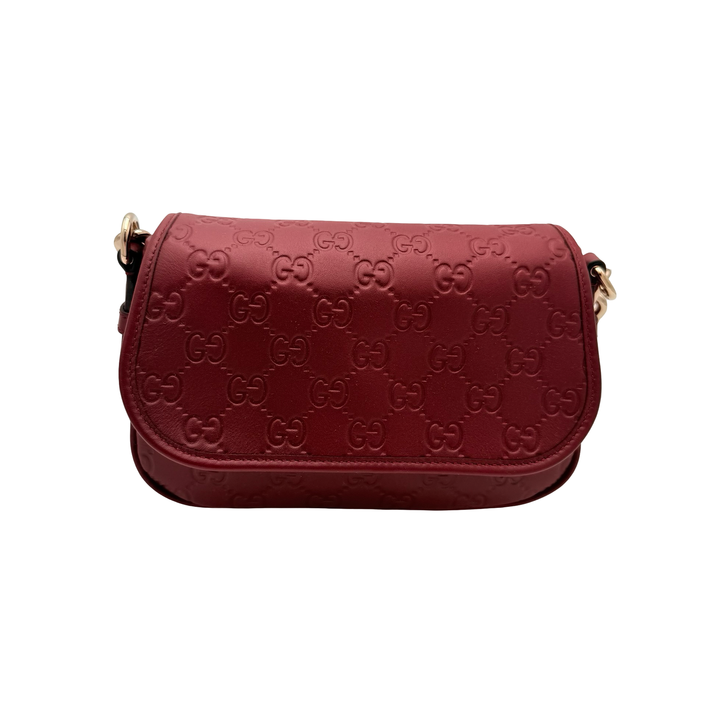 Gucci Mini Shoulder Bag Burgundy New