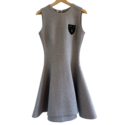 Christian Dior Gray Sleeveless Dress Size Medium