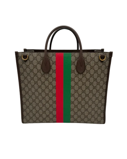 Gucci Tiger GG Supreme Canvas Medium Tote Bag