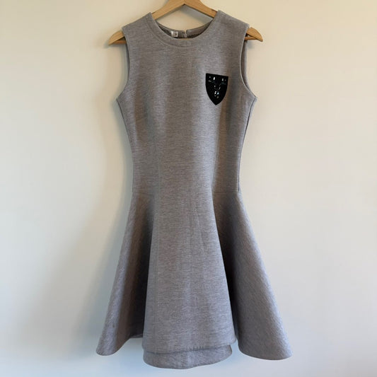 Christian Dior Gray Sleeveless Dress Size Medium|146