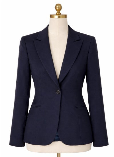 MaxMaraNavy Tailored Blazer Size US6, IT42|556