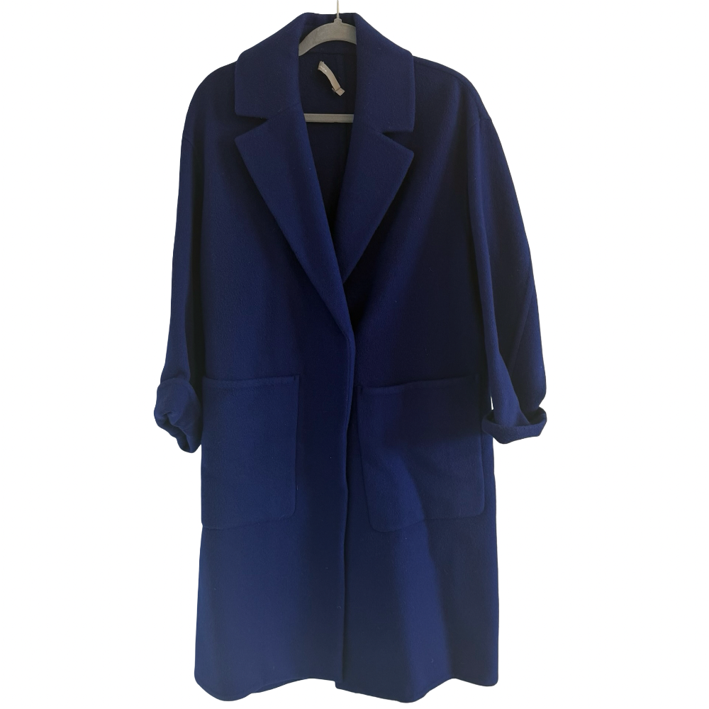 Vince Oversized Patch Pocket Coat Size Small|457