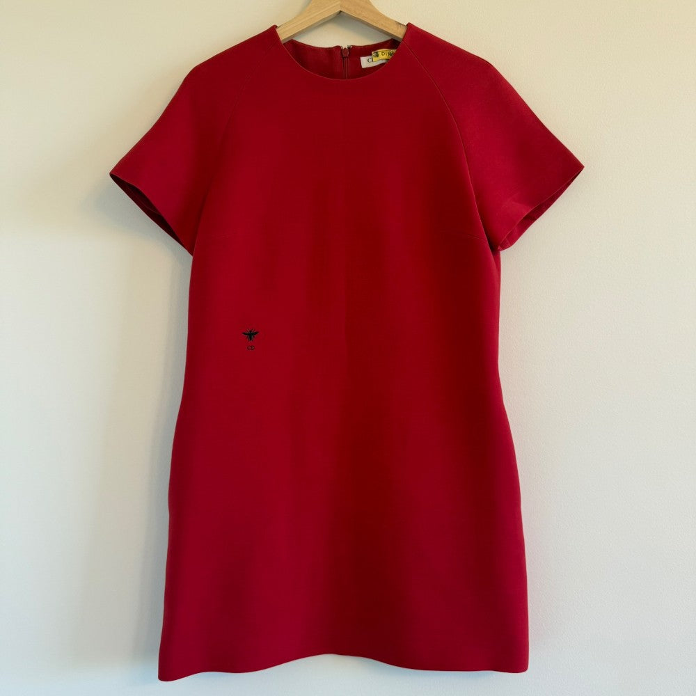 Christian Dior Red Shift Dress Size 40 / US 8|151